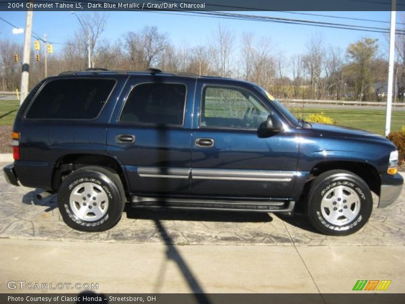 Dark Blue Metallic / Gray/Dark Charcoal 2004 Chevrolet Tahoe LS