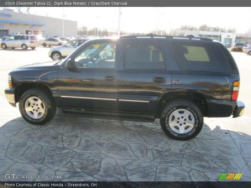 Dark Blue Metallic / Gray/Dark Charcoal 2004 Chevrolet Tahoe LS