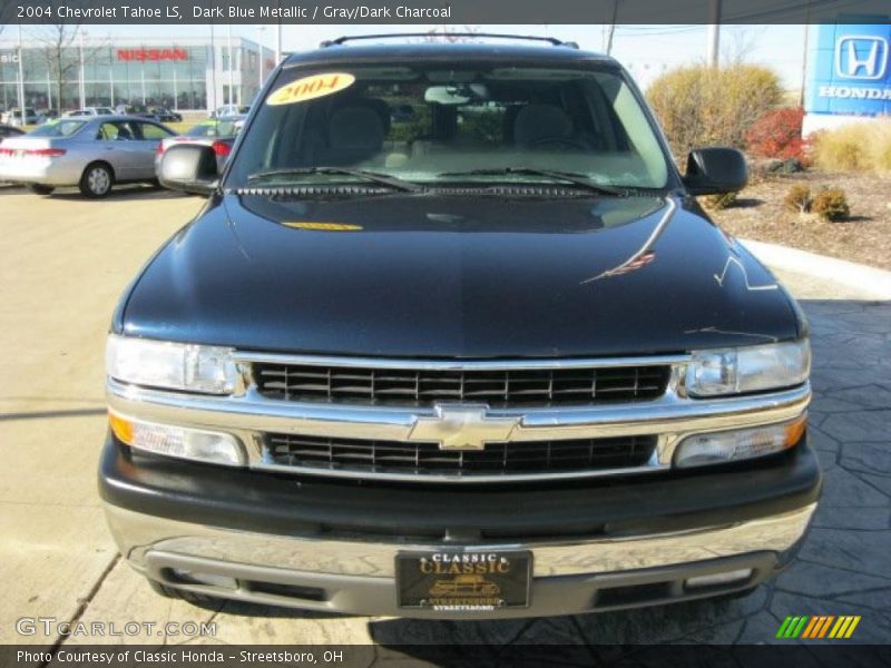 Dark Blue Metallic / Gray/Dark Charcoal 2004 Chevrolet Tahoe LS