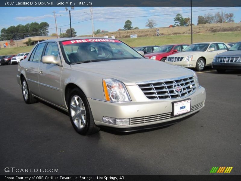 Gold Mist / Titanium 2007 Cadillac DTS Luxury II