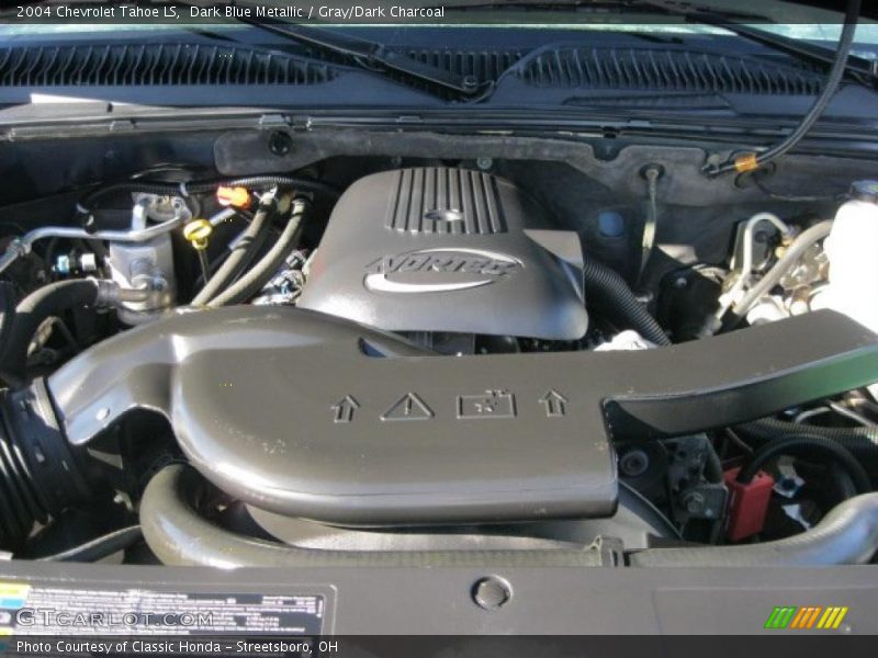 Dark Blue Metallic / Gray/Dark Charcoal 2004 Chevrolet Tahoe LS