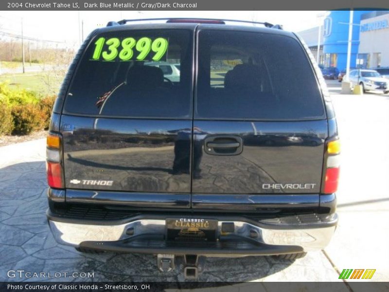 Dark Blue Metallic / Gray/Dark Charcoal 2004 Chevrolet Tahoe LS