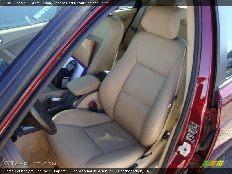  2003 9-5 Aero Sedan Sand Beige Interior