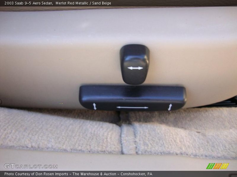 Merlot Red Metallic / Sand Beige 2003 Saab 9-5 Aero Sedan