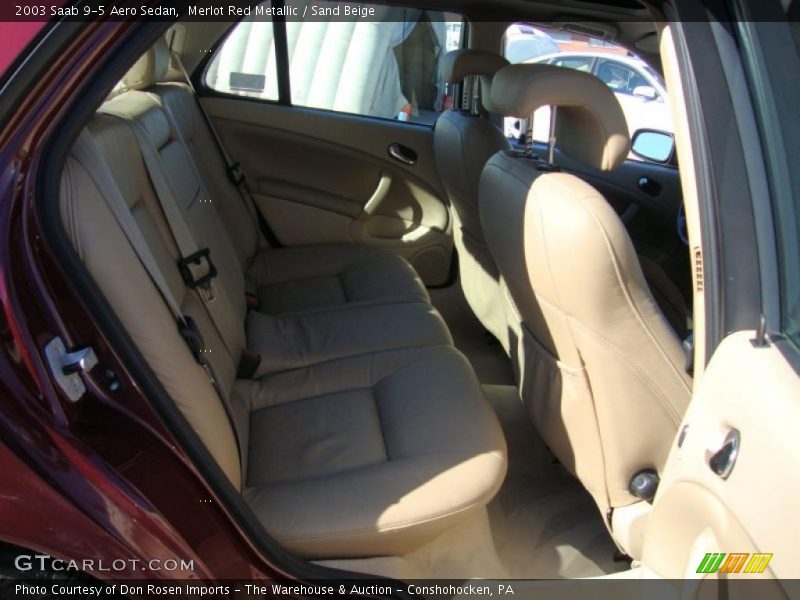 Merlot Red Metallic / Sand Beige 2003 Saab 9-5 Aero Sedan