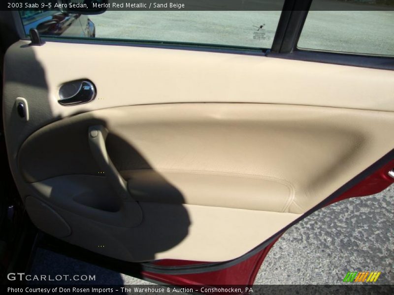 Merlot Red Metallic / Sand Beige 2003 Saab 9-5 Aero Sedan