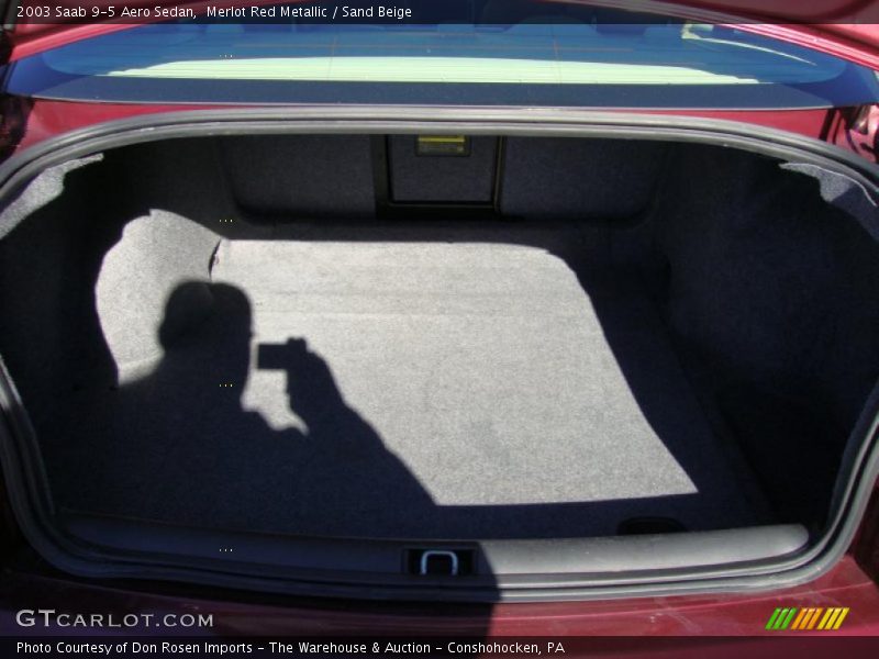 Merlot Red Metallic / Sand Beige 2003 Saab 9-5 Aero Sedan