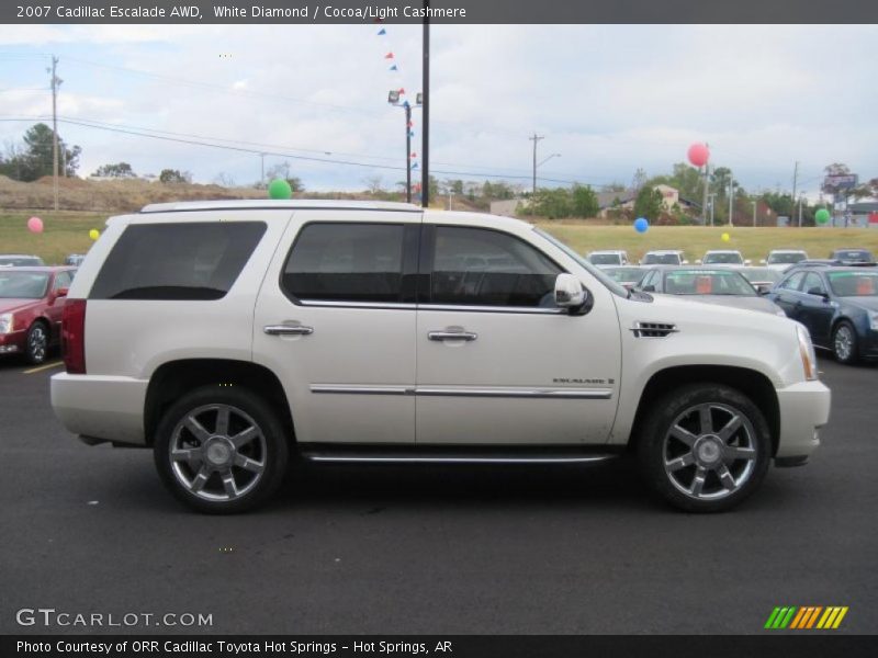 White Diamond / Cocoa/Light Cashmere 2007 Cadillac Escalade AWD