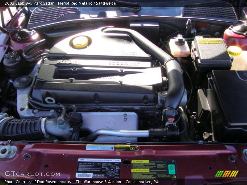 Merlot Red Metallic / Sand Beige 2003 Saab 9-5 Aero Sedan