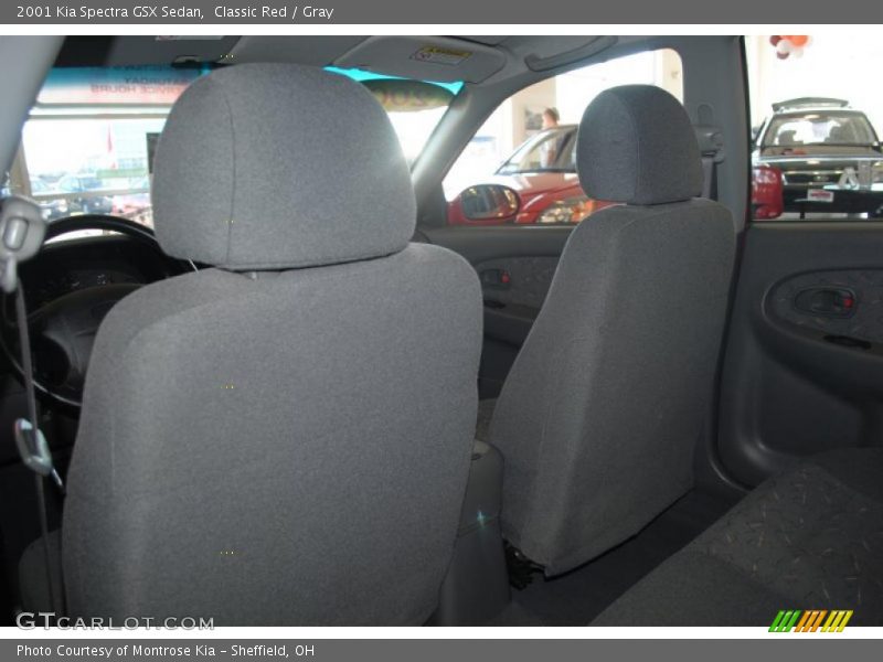 Classic Red / Gray 2001 Kia Spectra GSX Sedan