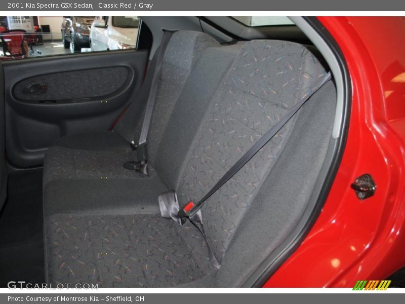 Classic Red / Gray 2001 Kia Spectra GSX Sedan