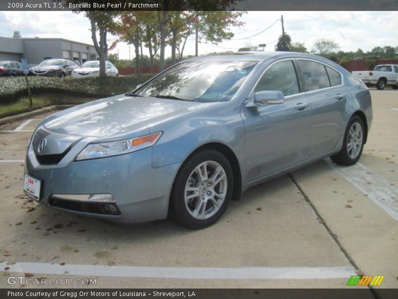 Borealis Blue Pearl / Parchment 2009 Acura TL 3.5