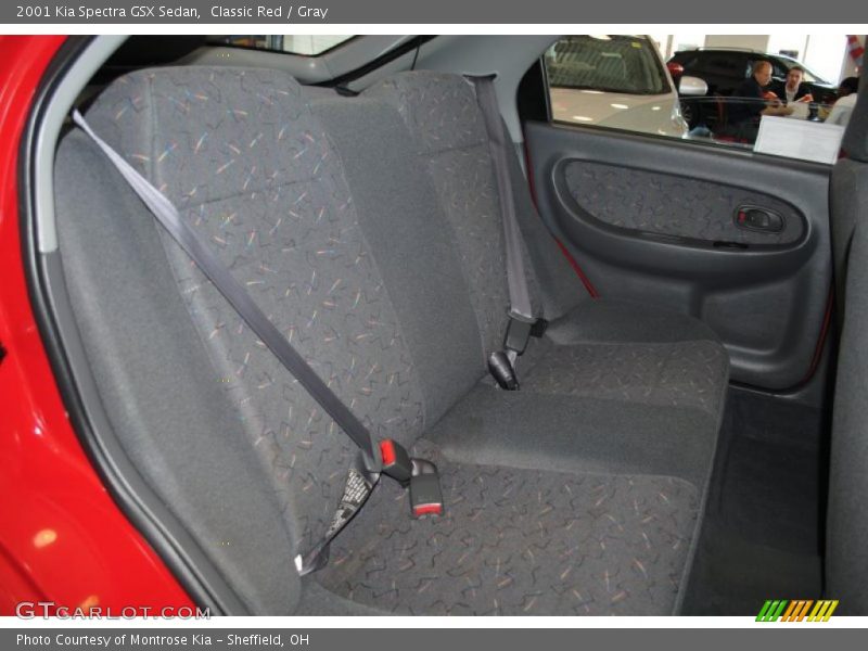 Classic Red / Gray 2001 Kia Spectra GSX Sedan