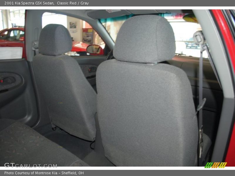 Classic Red / Gray 2001 Kia Spectra GSX Sedan