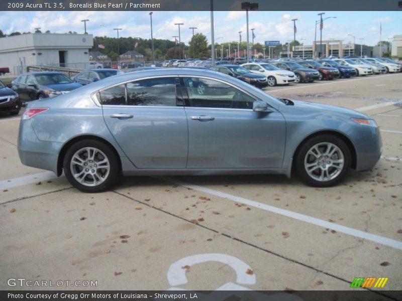 Borealis Blue Pearl / Parchment 2009 Acura TL 3.5