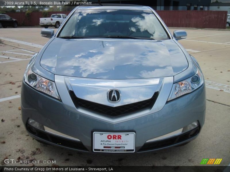Borealis Blue Pearl / Parchment 2009 Acura TL 3.5