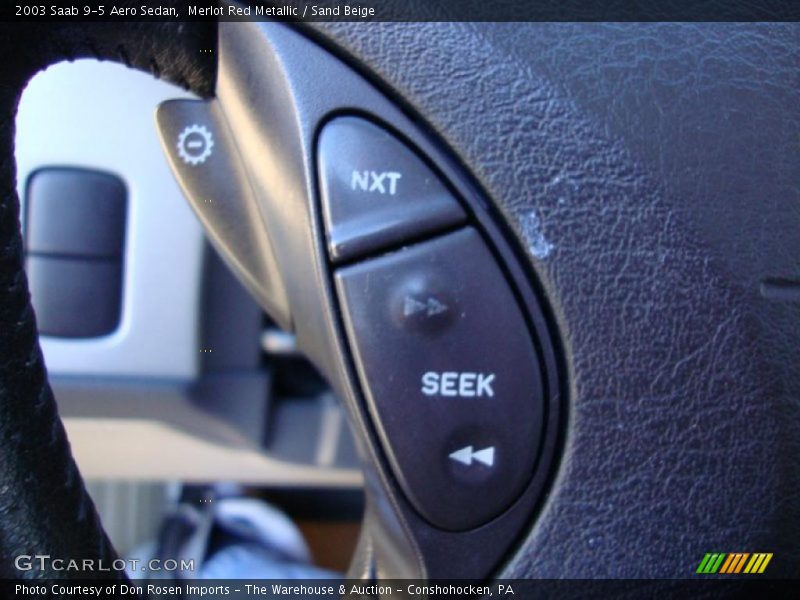 Merlot Red Metallic / Sand Beige 2003 Saab 9-5 Aero Sedan