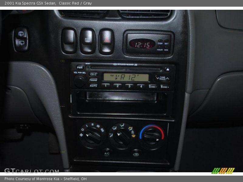 Classic Red / Gray 2001 Kia Spectra GSX Sedan