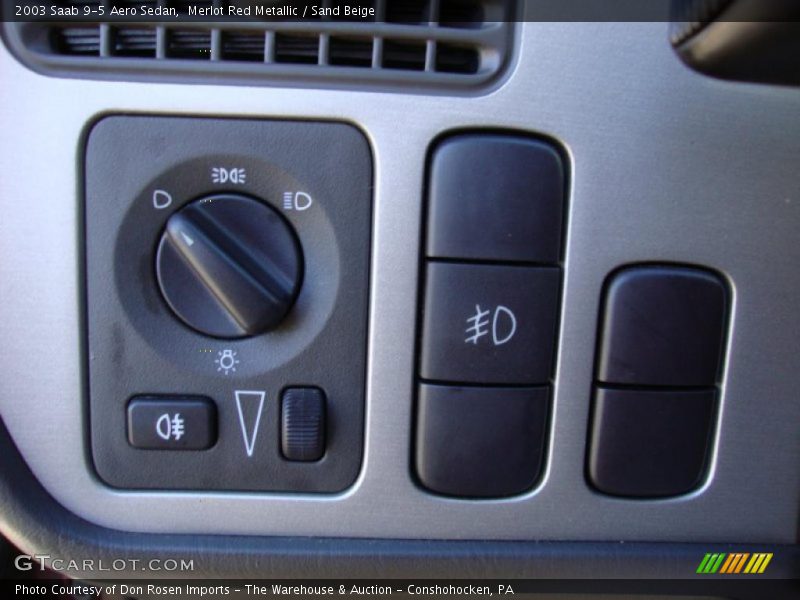 Controls of 2003 9-5 Aero Sedan