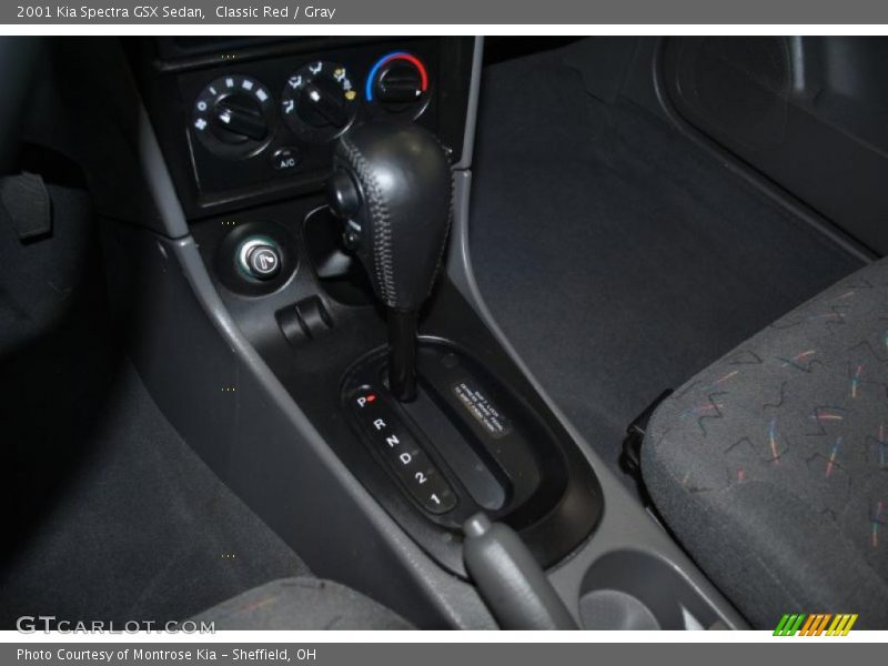 Classic Red / Gray 2001 Kia Spectra GSX Sedan