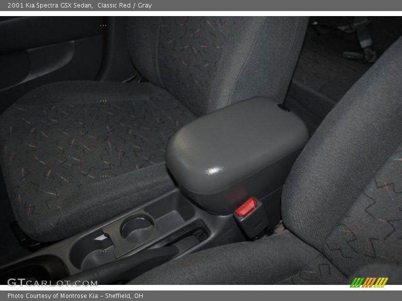 Classic Red / Gray 2001 Kia Spectra GSX Sedan