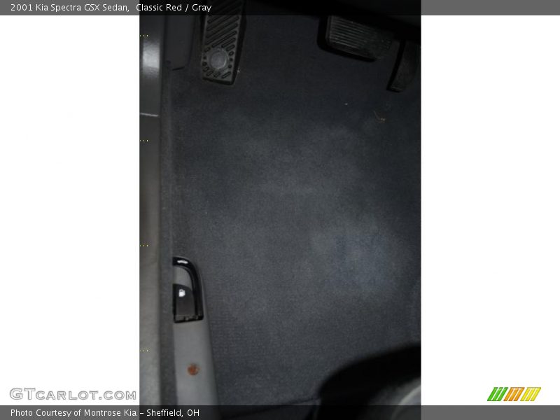 Classic Red / Gray 2001 Kia Spectra GSX Sedan