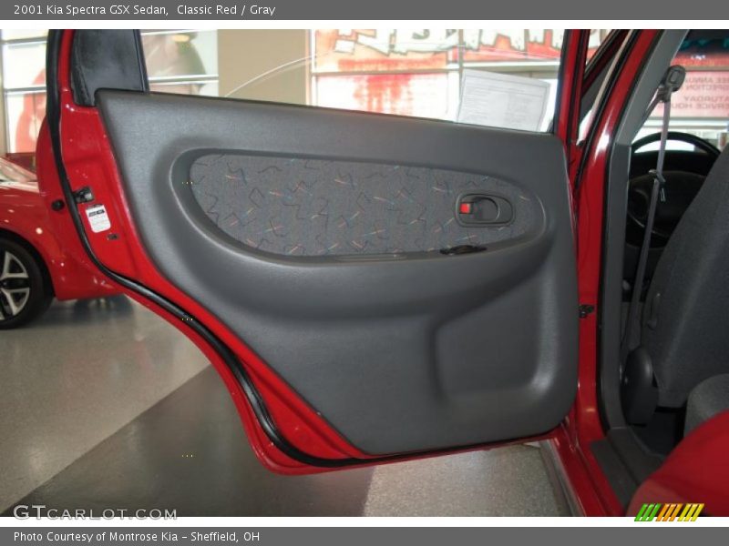 Classic Red / Gray 2001 Kia Spectra GSX Sedan