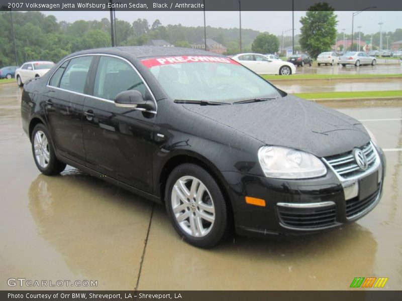 Black / Anthracite 2007 Volkswagen Jetta Wolfsburg Edition Sedan