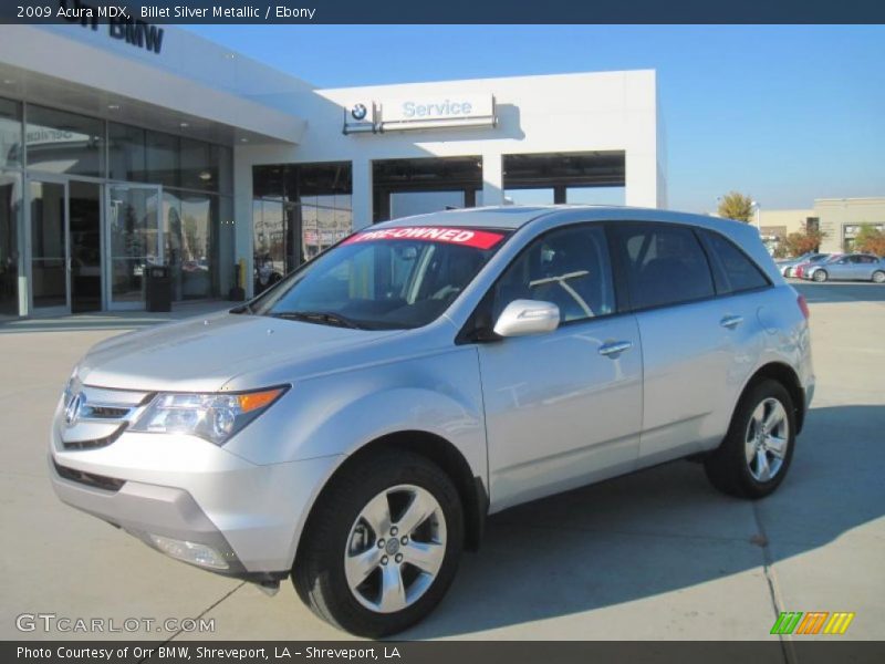 Billet Silver Metallic / Ebony 2009 Acura MDX