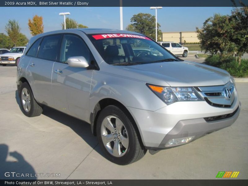 Front 3/4 View of 2009 MDX 