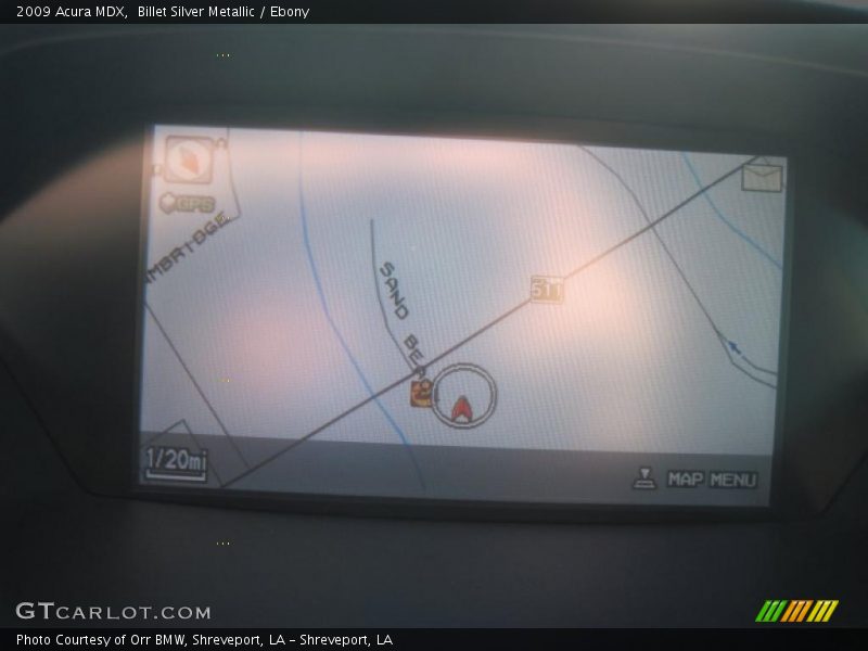 Navigation of 2009 MDX 