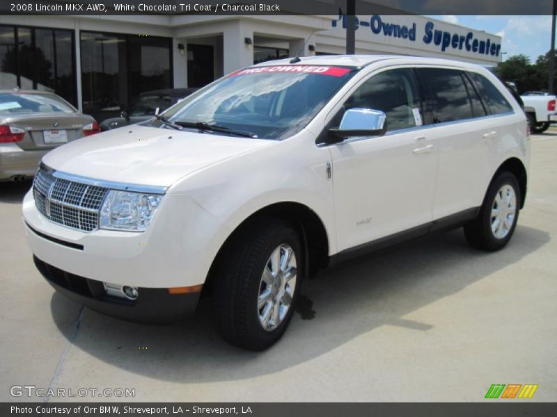 White Chocolate Tri Coat / Charcoal Black 2008 Lincoln MKX AWD