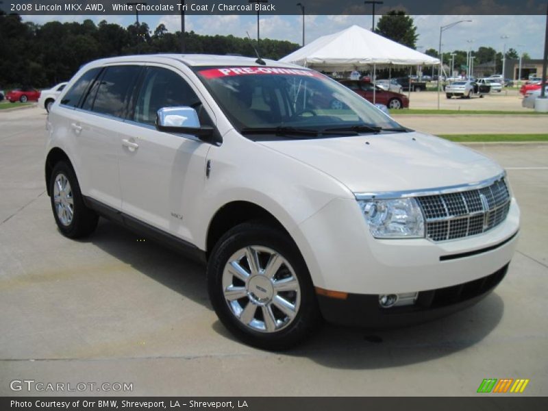 White Chocolate Tri Coat / Charcoal Black 2008 Lincoln MKX AWD
