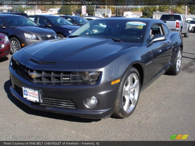 Cyber Gray Metallic / Gray 2010 Chevrolet Camaro SS Coupe