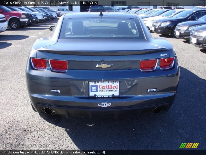 Cyber Gray Metallic / Gray 2010 Chevrolet Camaro SS Coupe