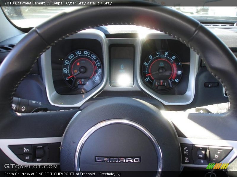 Cyber Gray Metallic / Gray 2010 Chevrolet Camaro SS Coupe