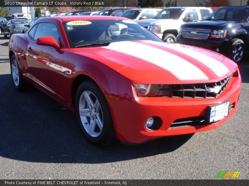 Victory Red / Black 2010 Chevrolet Camaro LT Coupe