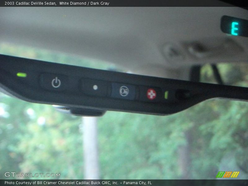 White Diamond / Dark Gray 2003 Cadillac DeVille Sedan