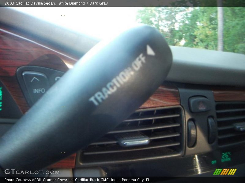 White Diamond / Dark Gray 2003 Cadillac DeVille Sedan
