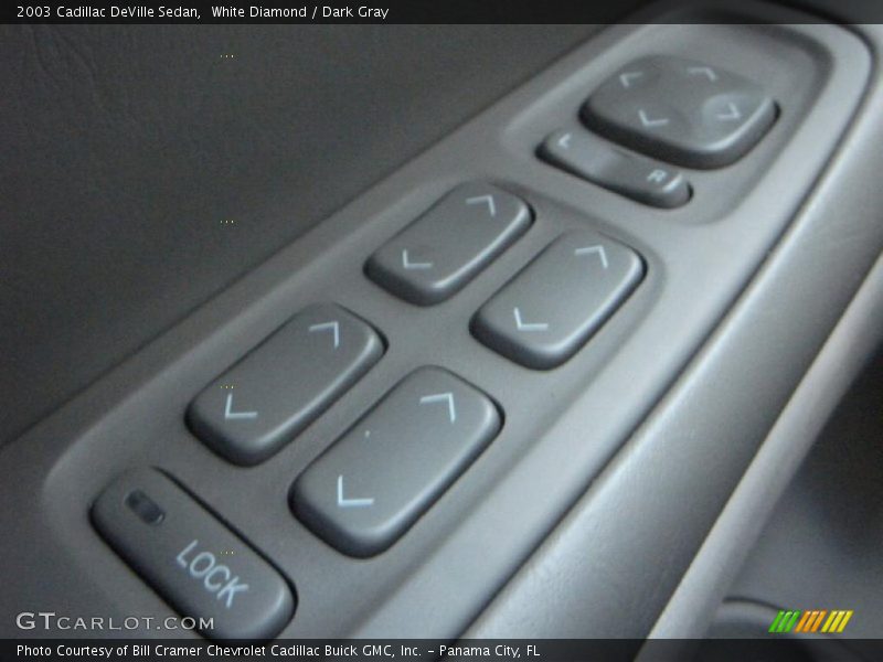 White Diamond / Dark Gray 2003 Cadillac DeVille Sedan