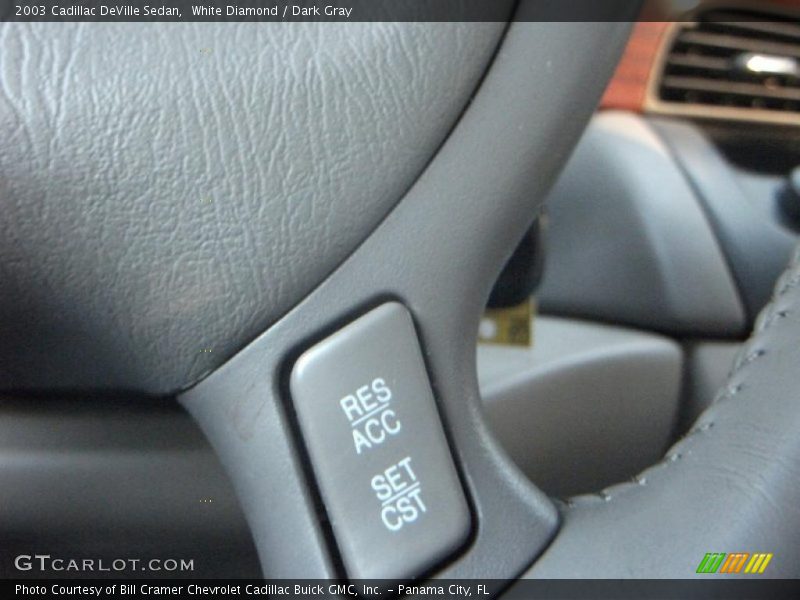 White Diamond / Dark Gray 2003 Cadillac DeVille Sedan