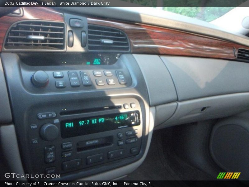 White Diamond / Dark Gray 2003 Cadillac DeVille Sedan