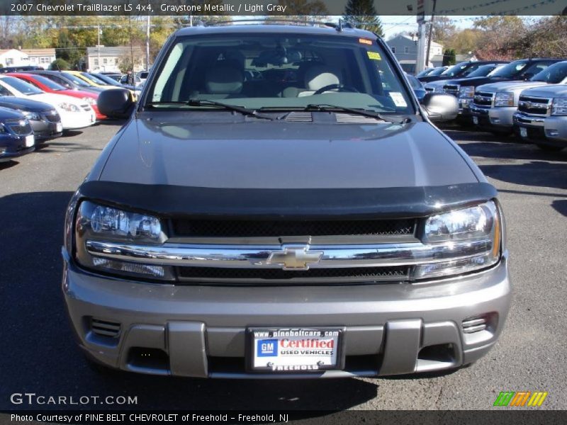 Graystone Metallic / Light Gray 2007 Chevrolet TrailBlazer LS 4x4