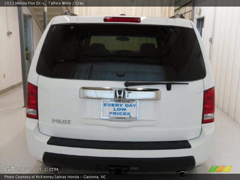 Taffeta White / Gray 2011 Honda Pilot EX-L