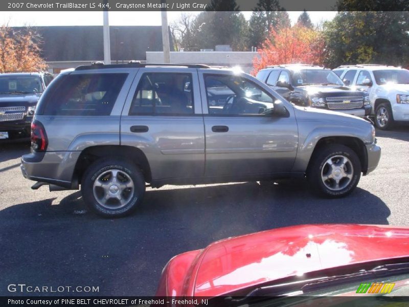 Graystone Metallic / Light Gray 2007 Chevrolet TrailBlazer LS 4x4