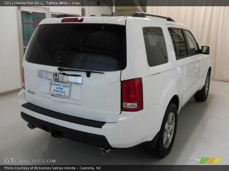 Taffeta White / Gray 2011 Honda Pilot EX-L