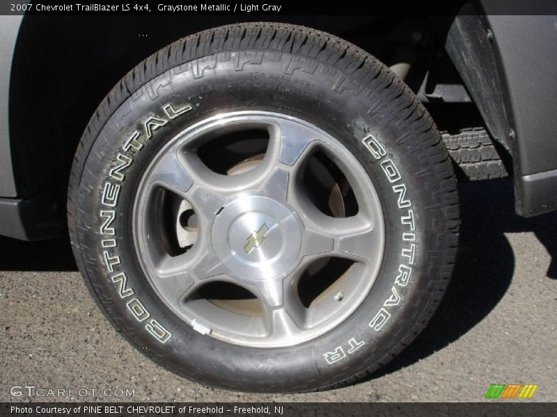 Graystone Metallic / Light Gray 2007 Chevrolet TrailBlazer LS 4x4