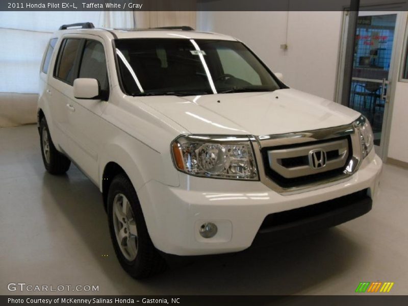 Taffeta White / Gray 2011 Honda Pilot EX-L