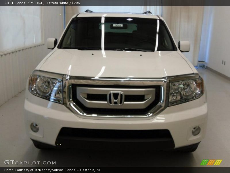 Taffeta White / Gray 2011 Honda Pilot EX-L