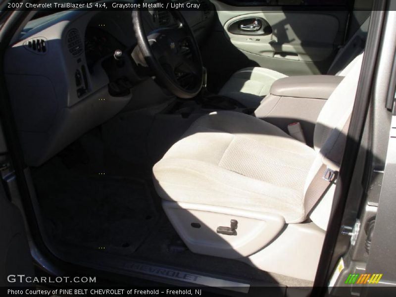 Graystone Metallic / Light Gray 2007 Chevrolet TrailBlazer LS 4x4